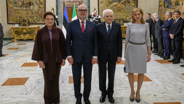 FOTOD President Alar Karis kohtus Itaalia presidendiga